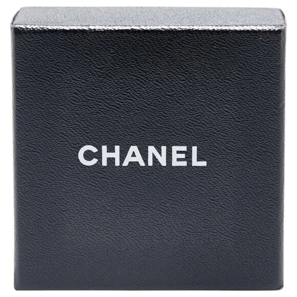 CHANEL Vintage Gold Logo Brooch